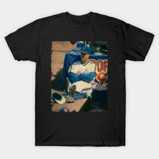 Ron Darling in New York Mets T-Shirt